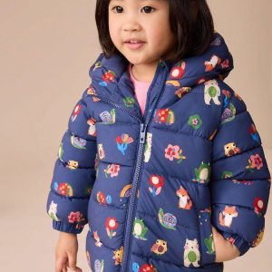 کاپشن سورمه ای طرحدار برند نکست انگلیس meh247